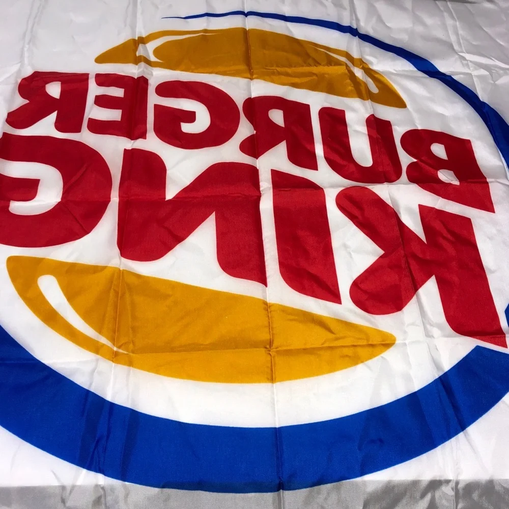 BUGER KING Flag Retro BK Flag Fast Food Flag 1990s NWT